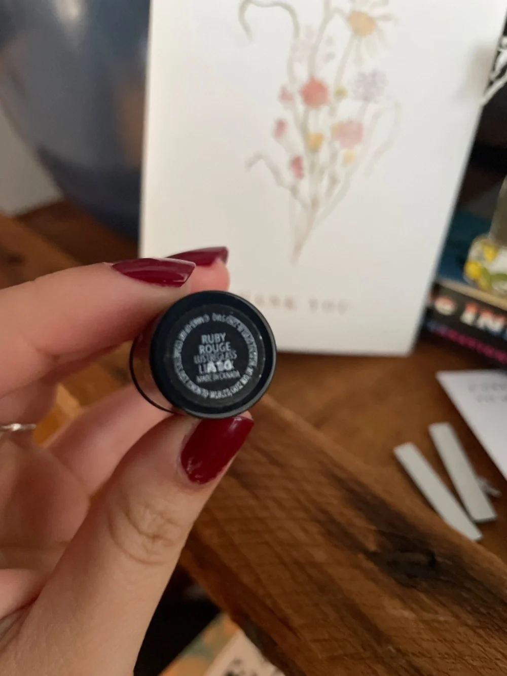 MAC Mini Travel Lipsticks Ruby Rouge & Cherish Me SET